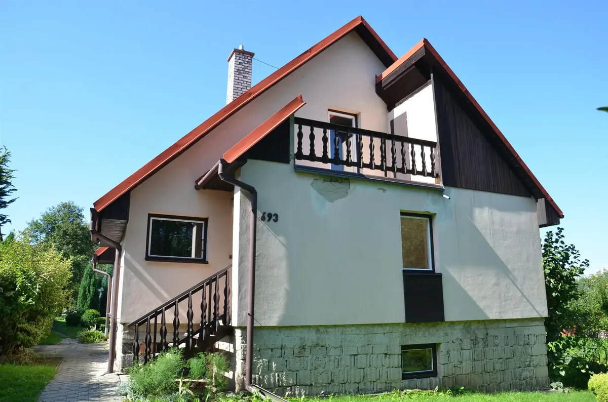 Původní stav přední část domu